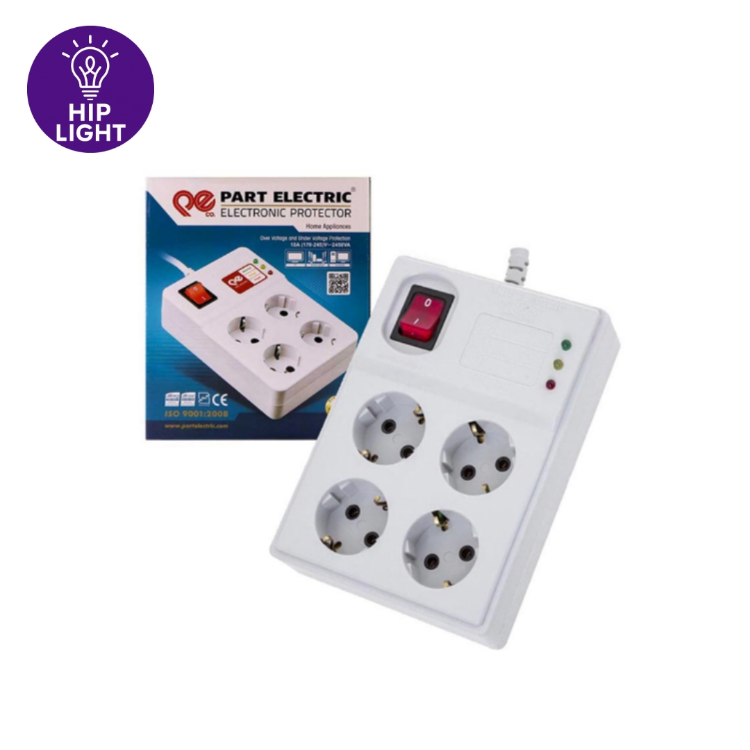 محافظ برق 4 خانه ی کامپیوتر پارت الکتریک کارتنی